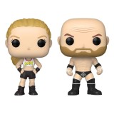 FUNKO POP! WWE TRIPLE H AND RONDA ROUSEY BOBBLE HEAD KNOCKER FIGURE FUNKO
