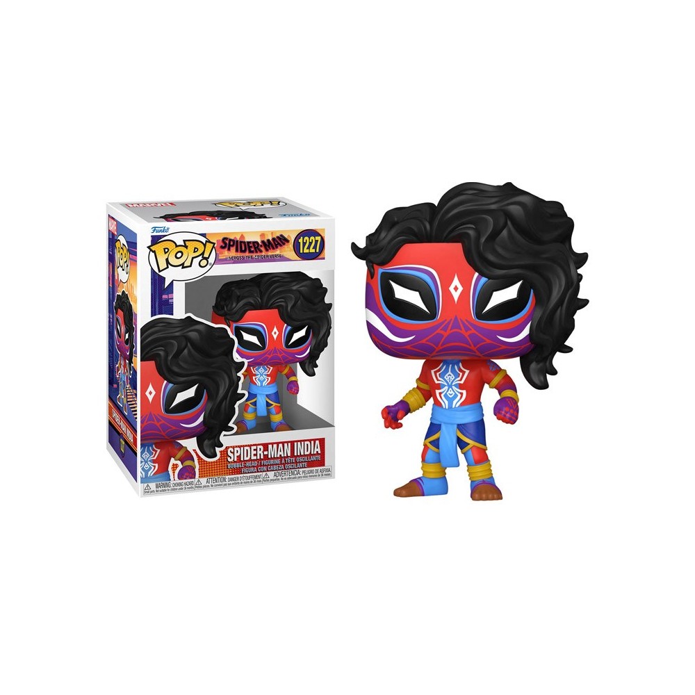 FUNKO FUNKO POP! SPIDER-MAN ACROSS THE SPIDER-VERSE INDIA BOBBLE HEAD KNOCKER FIGURE