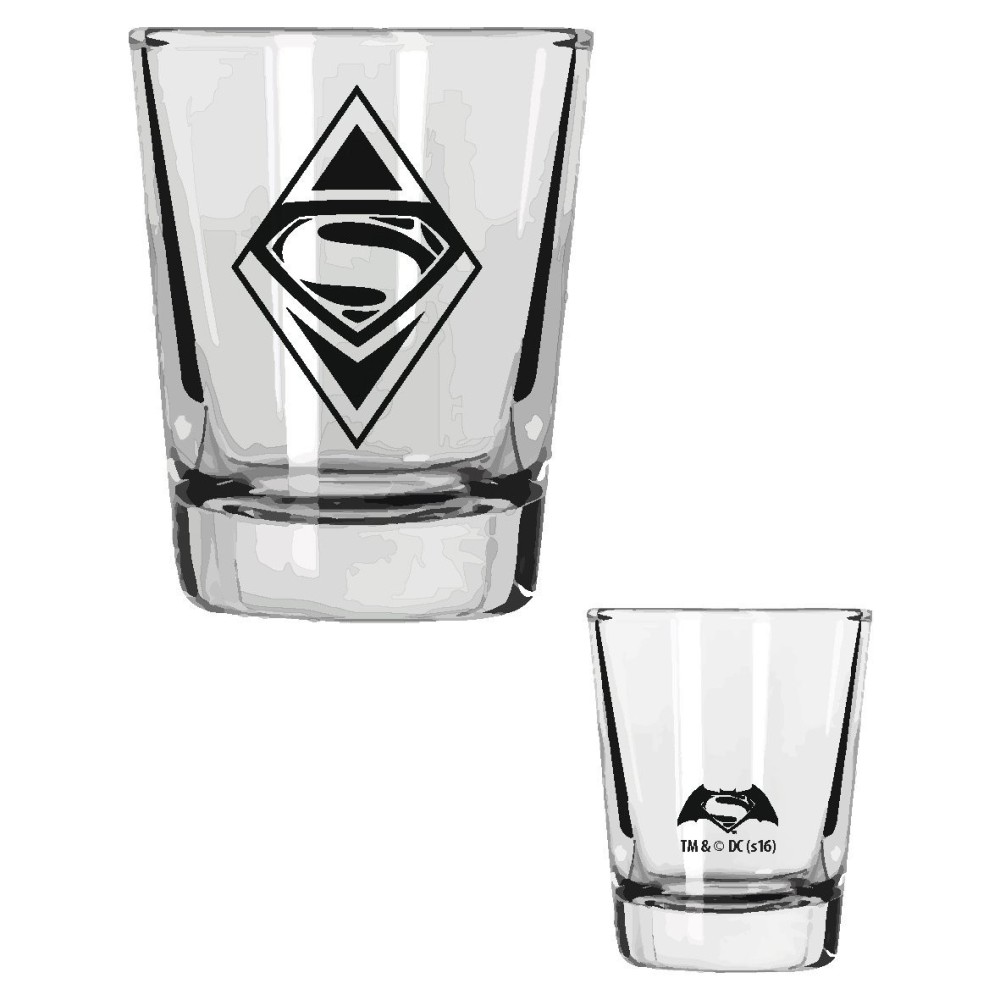 BATMAN V SUPERMAN MINI GLASSES SET - 4 BICCHIERI SHORTINI SD TOYS
