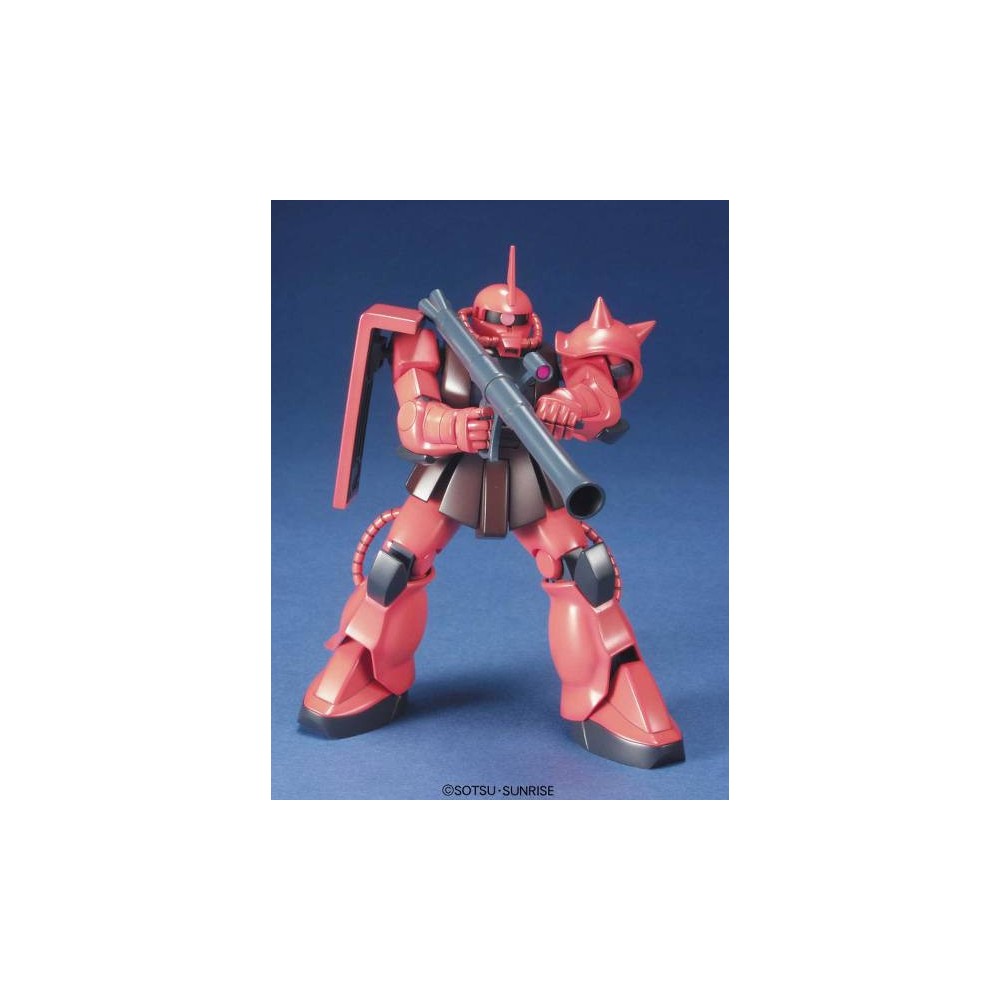 HIGH GRADE HGUC MS-06S ZAKU II CHAR CUSTOM 1/144 MODEL KIT BANDAI