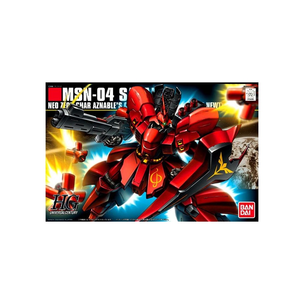 BANDAI HIGH GRADE HGUC GUNDAM MSN-04 SAZABI 1/144 MODEL KIT