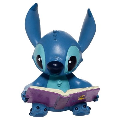 LILO AND STITCH READING STITCH STATUA FIGURE ENESCO