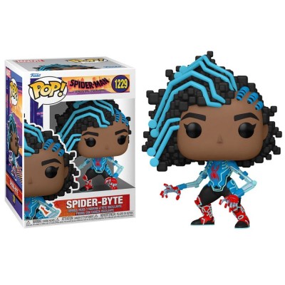 FUNKO FUNKO POP! SPIDER-MAN ACROSS THE SPIDER-VERSE SPIDER-BYTE BOBBLE HEAD KNOCKER FIGURE