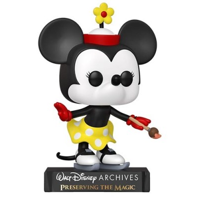 FUNKO FUNKO POP! WALT DISNEY ARCHIVES MINNIE ON ICE BOBBLE HEAD FIGURE