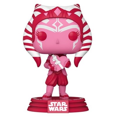 FUNKO FUNKO POP! STAR WARS VALENTINE AHSOKA BOBBLE HEAD KNOCKER FIGURE