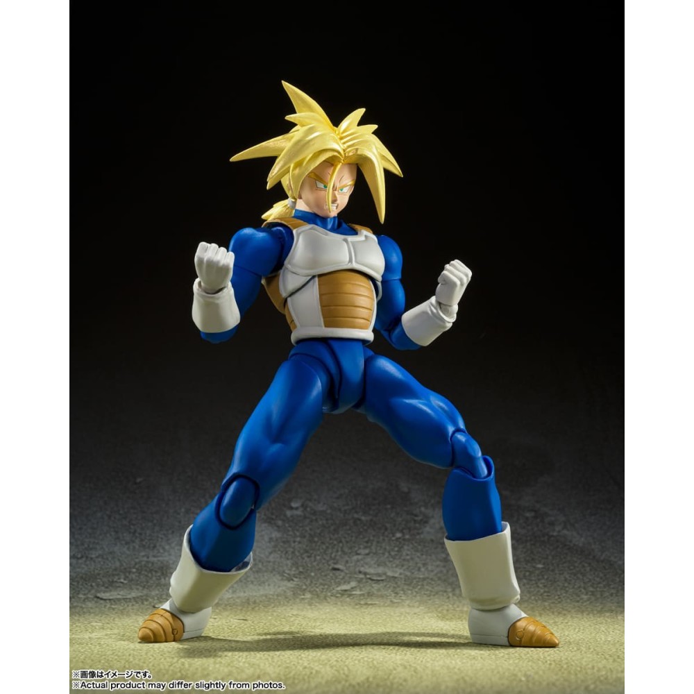 DRAGON BALL Z SUPER SAIYAN TRUNKS INFINITE LATENT SUPER POWER S.H. FIGUARTS ACTION FIGURE BANDAI