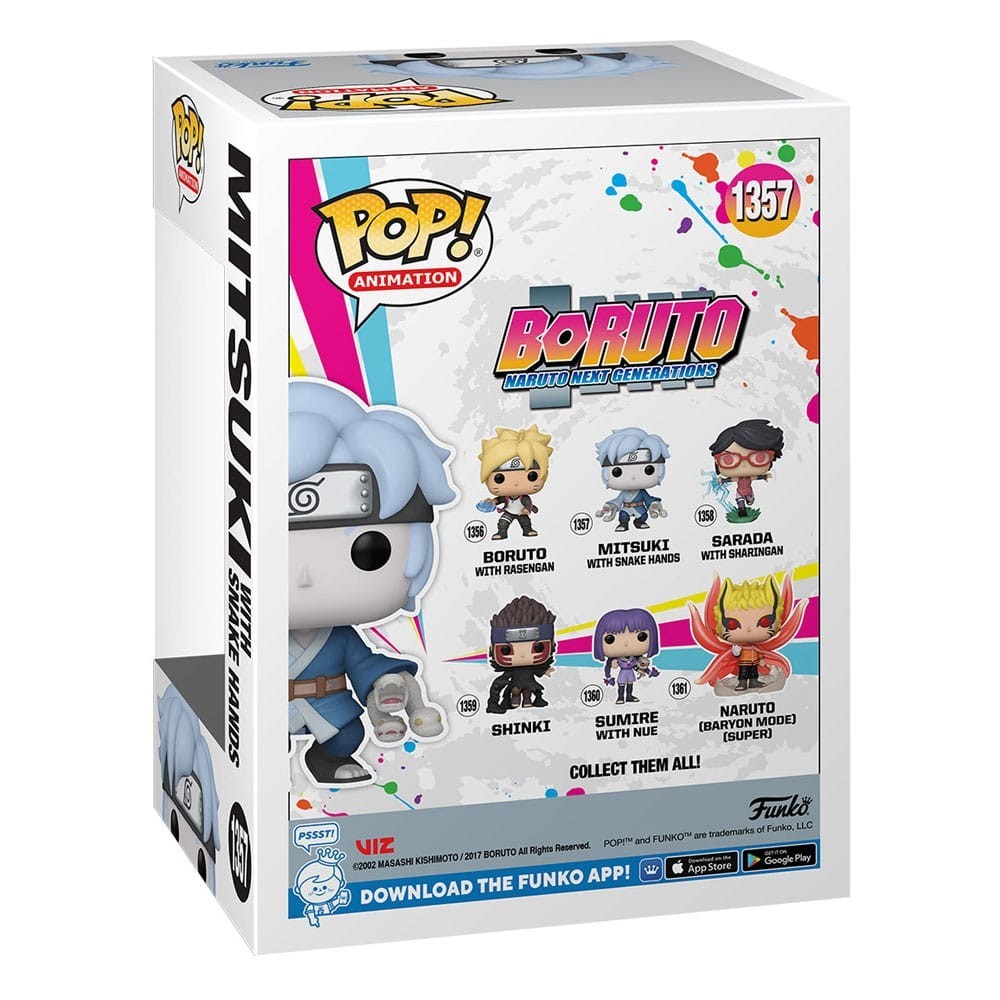 FUNKO FUNKO POP! BORUTO MITSUKI WITH SNAKE HANDS BOBBLE HEAD FIGURE