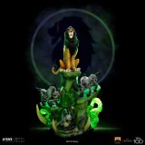 IRON STUDIOS DISNEY THE LION KING SCAR ART SCALE DELUXE 1/10 STATUE FIGURE