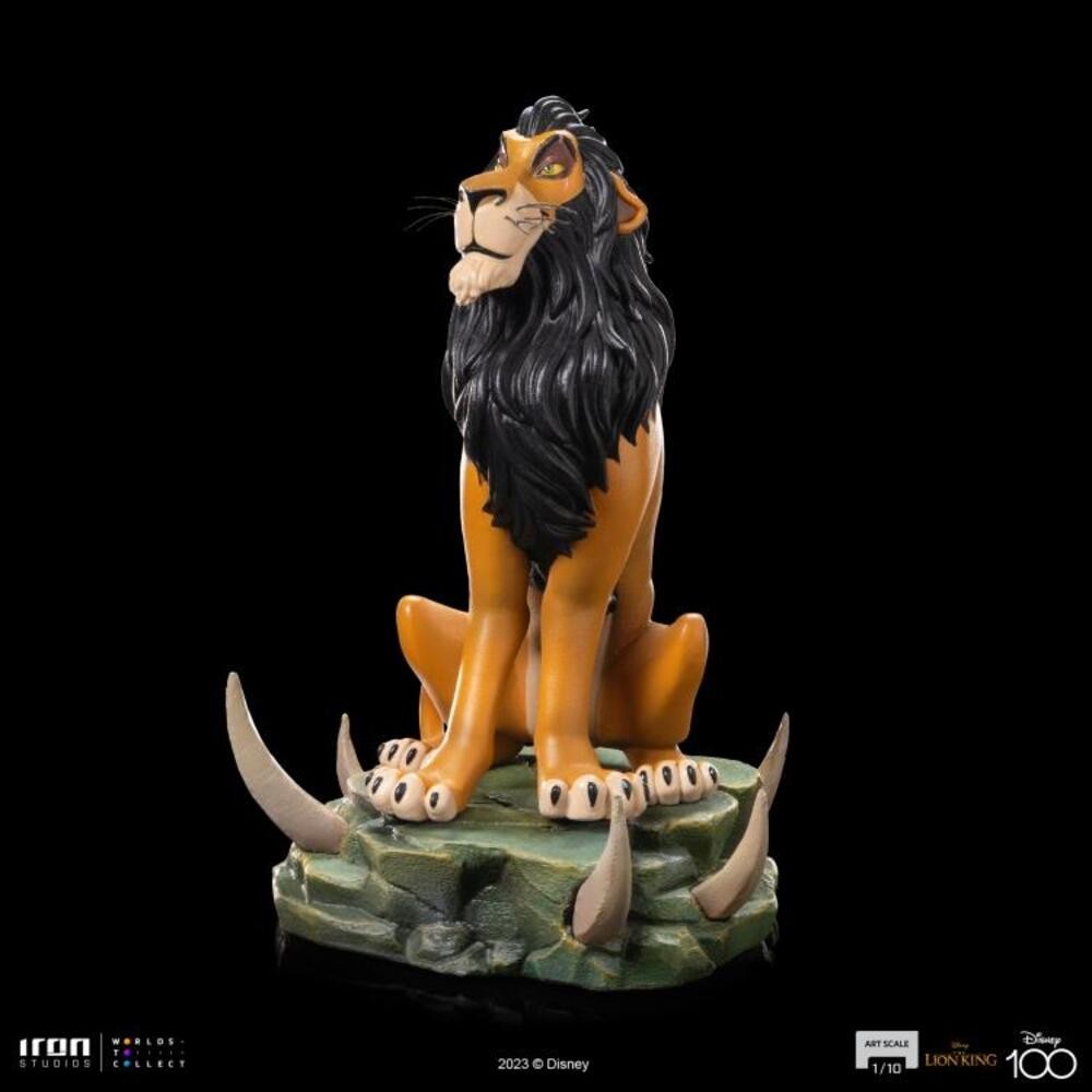 IRON STUDIOS DISNEY THE LION KING SCAR ART SCALE 1/10 STATUE FIGURE
