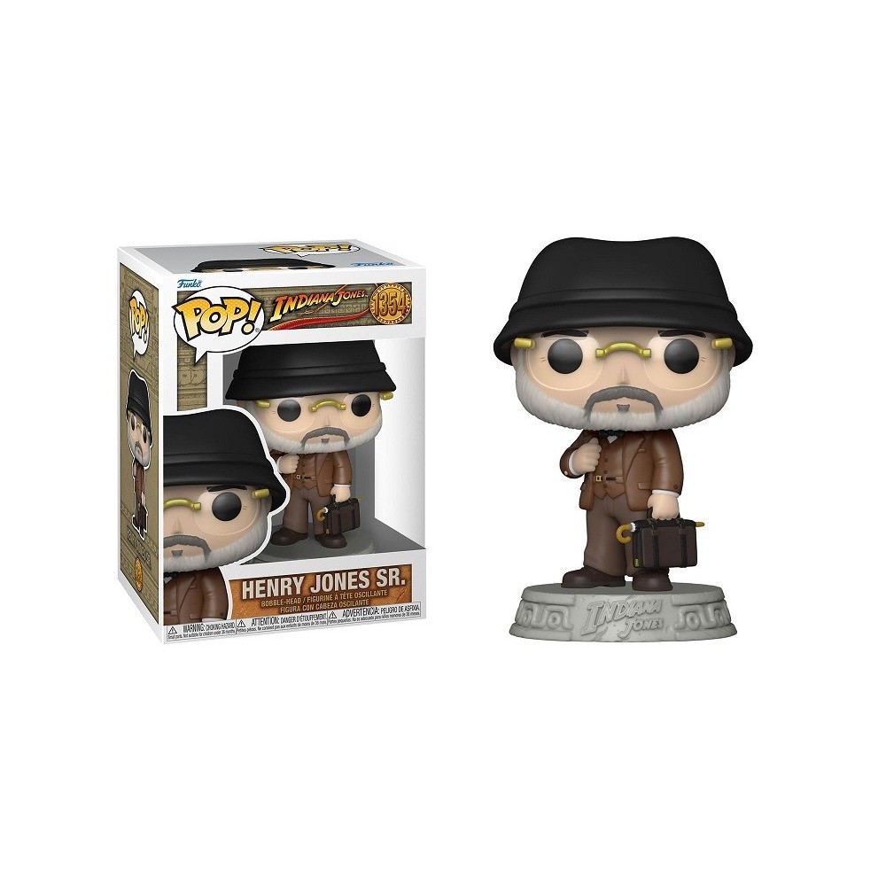 FUNKO FUNKO POP! INDIANA JONES HENRY JONES SR. BOBBLE HEAD KNOCKER FIGURE