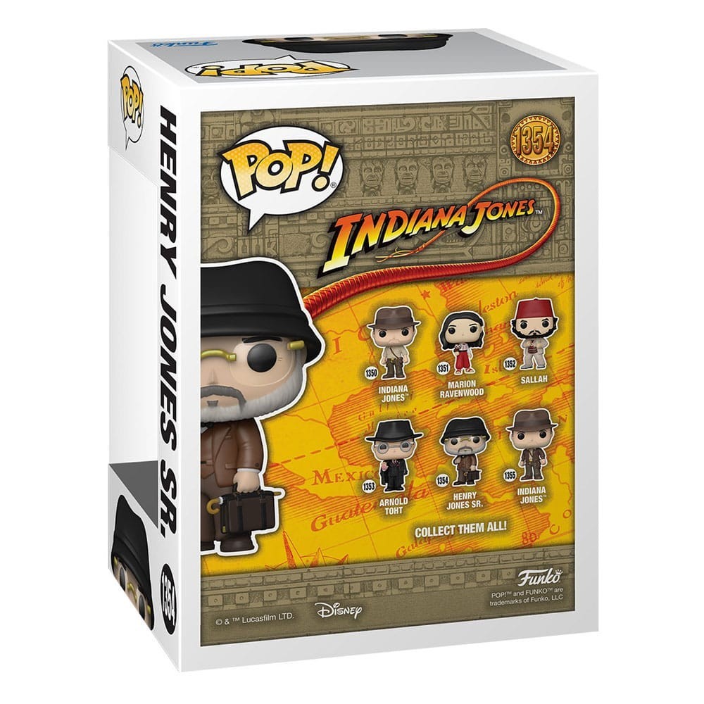 FUNKO FUNKO POP! INDIANA JONES HENRY JONES SR. BOBBLE HEAD KNOCKER FIGURE
