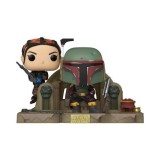 FUNKO STAR WARS POP! MOMENTS BOBA FETT AND FENNEC ON THRONE VINYL BOBBLE-HEAD FIGURE DIORAMA