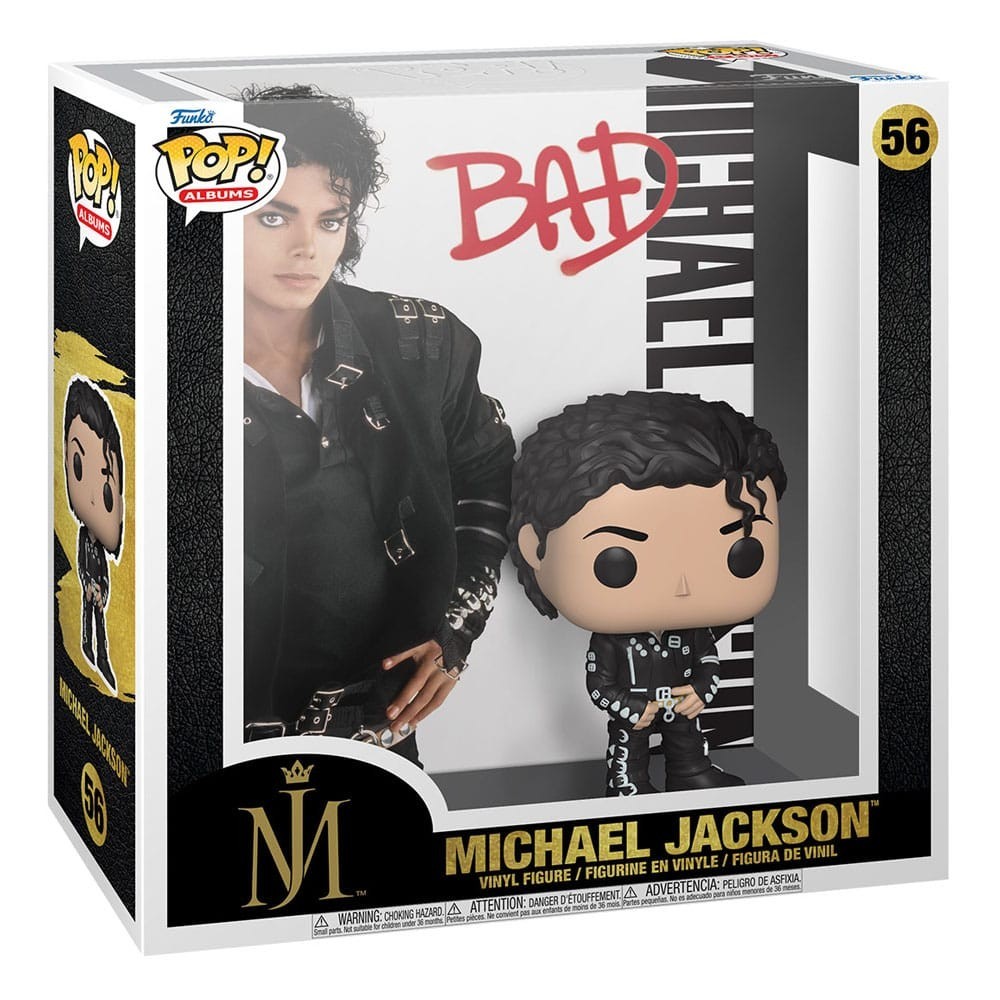 FUNKO POP! ALBUMS MICHAEL JACKSON BAD BOBBLE HEAD FIGURE FUNKO