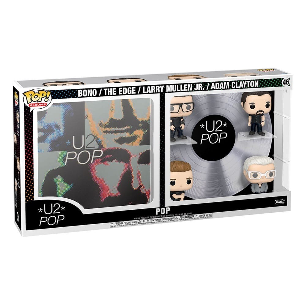 FUNKO POP! U2 POP ALBUM DELUXE 4-PACK BOBBLE HEAD FIGURE FUNKO