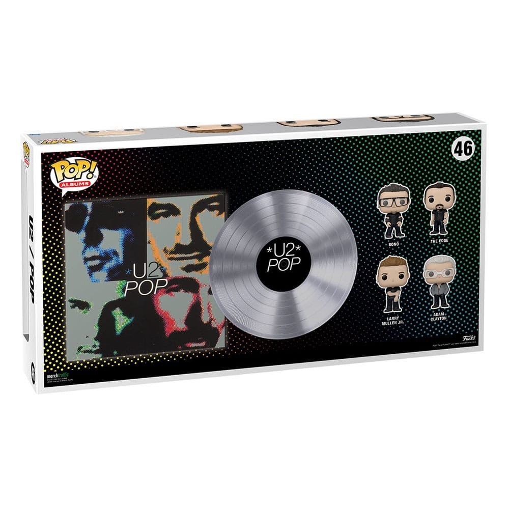 FUNKO POP! U2 POP ALBUM DELUXE 4-PACK BOBBLE HEAD FIGURE FUNKO