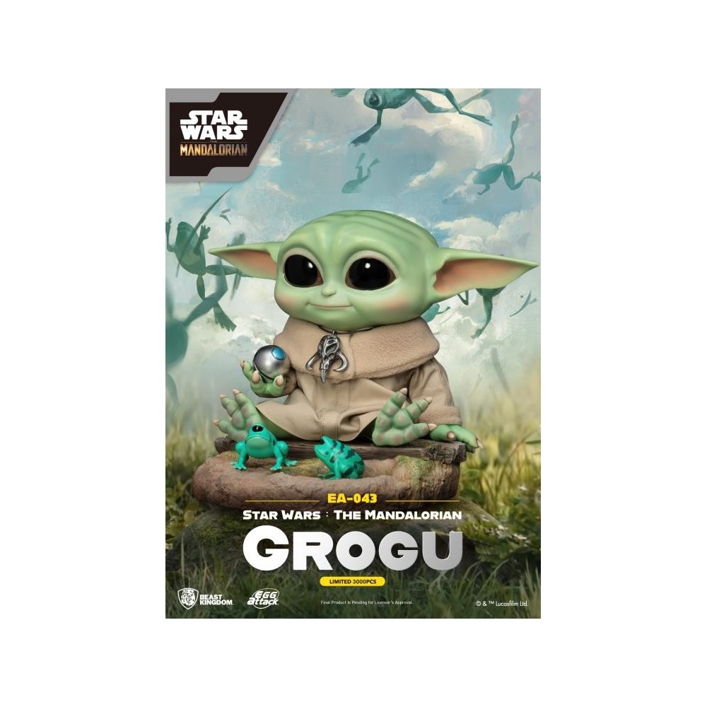 STAR WARS THE MANDALORIAN GROGU EGG ATTACK ACTION FIGURE BEAST KINGDOM