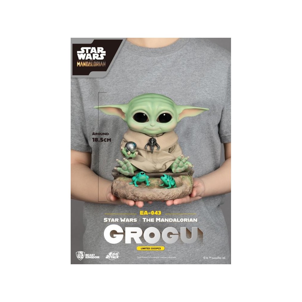 STAR WARS THE MANDALORIAN GROGU EGG ATTACK ACTION FIGURE BEAST KINGDOM