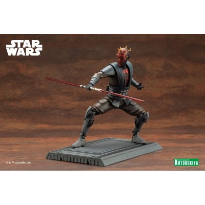 STAR WARS THE CLONE WARS DARTH MAUL ARTFX STATUA FIGURE KOTOBUKIYA