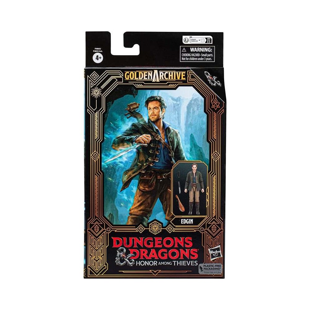 HASBRO DUNGEONS & DRAGONS: HONOR AMONG THIEVES EDGIN GOLDEN ARCHIVE ACTION FIGURE