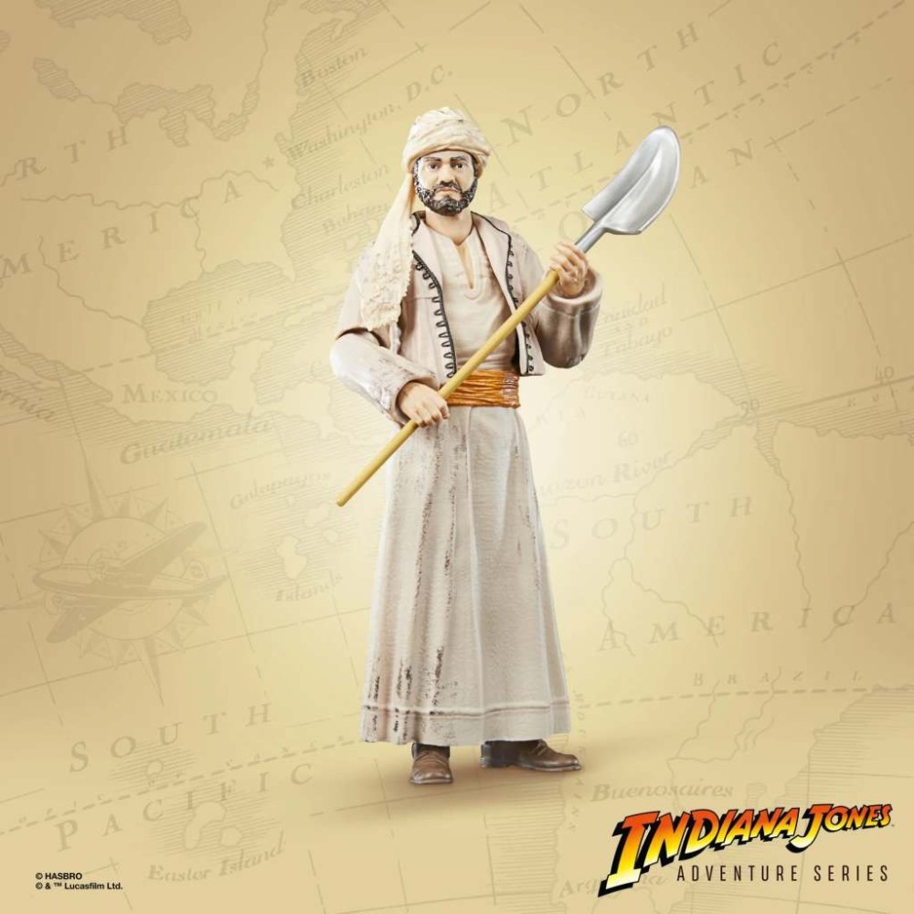 HASBRO INDIANA JONES I PREDATORI DELL'ARCA PERDUTA SALLAH ACTION FIGURE