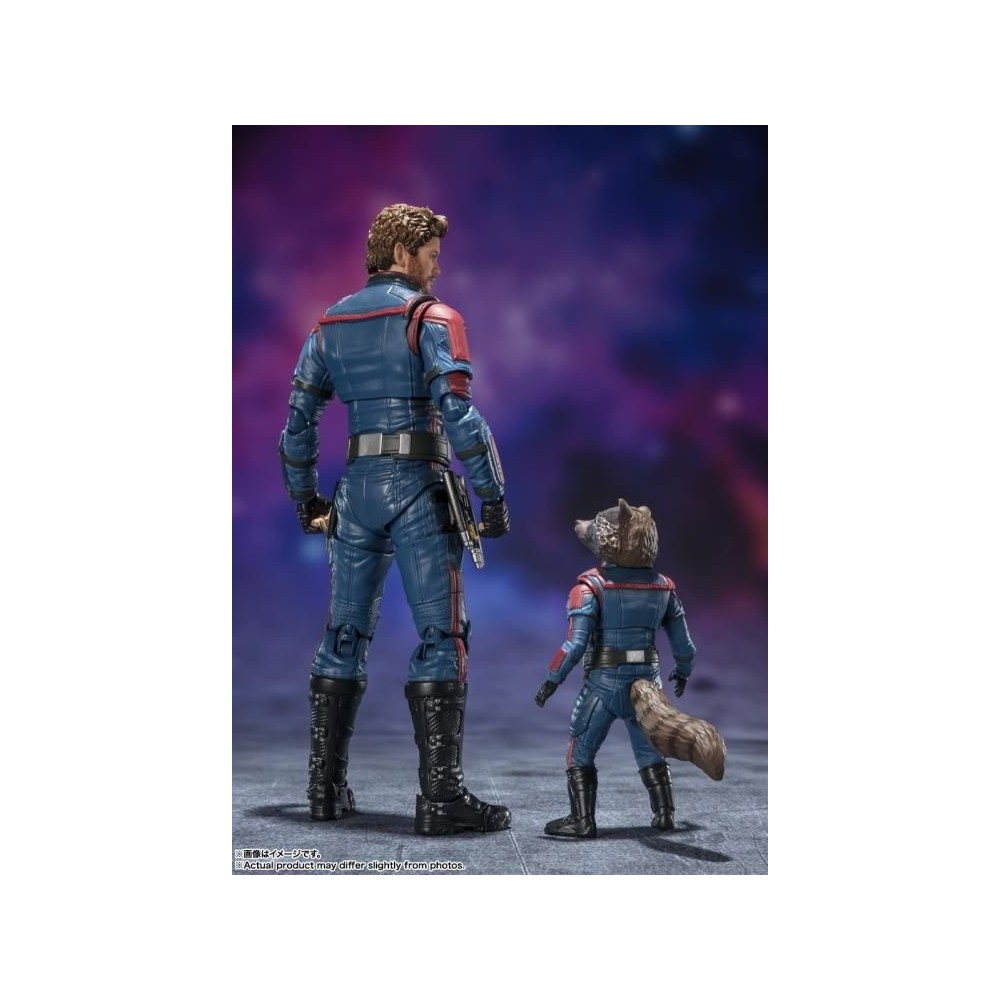 BANDAI GUARDIANS OF THE GALAXY 3 STAR-LORD AND ROCKET RACCOON S.H. FIGUARTS ACTION FIGURE