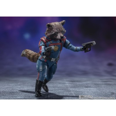 BANDAI GUARDIANS OF THE GALAXY 3 STAR-LORD AND ROCKET RACCOON S.H. FIGUARTS ACTION FIGURE