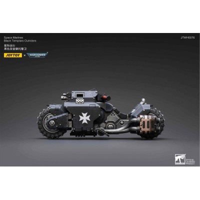 WARHAMMER 40000 BLACK TEMPLARS OUTRIDERS MOTORCYCLE ACTION FIGURE JOY TOY (CN)