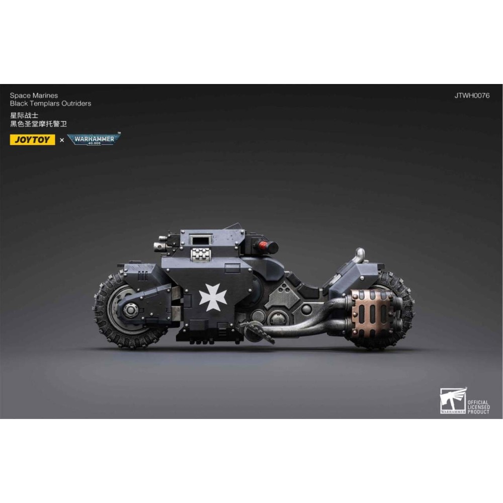 WARHAMMER 40000 BLACK TEMPLARS OUTRIDERS MOTORCYCLE ACTION FIGURE JOY TOY (CN)