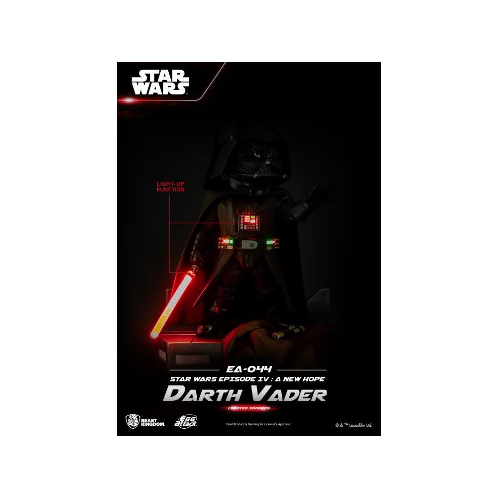 STAR WARS A NEW HOPE DARTH VADER EGG ATTACK ACTION FIGURE BEAST KINGDOM