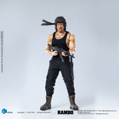 FIRST BLOOD PART II SUPER EXQUISITE JOHN RAMBO ACTION FIGURE HIYA TOYS