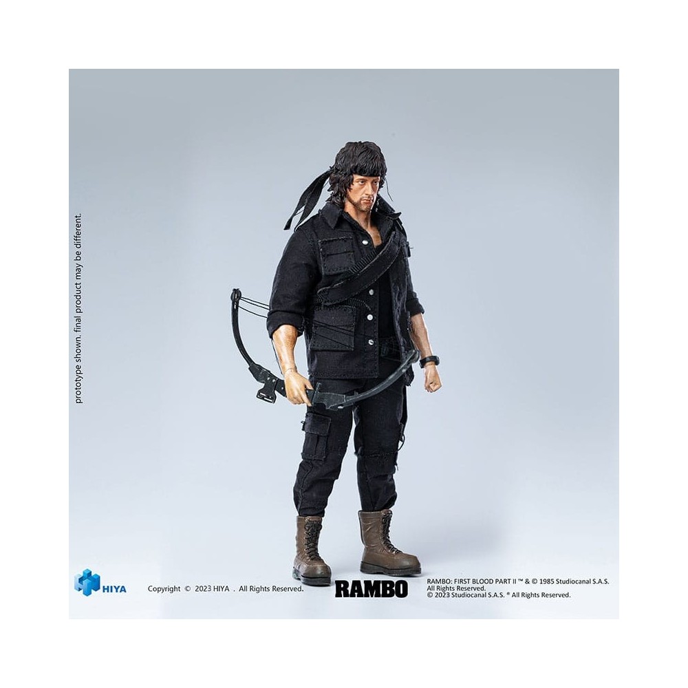 FIRST BLOOD PART II SUPER EXQUISITE JOHN RAMBO ACTION FIGURE HIYA TOYS