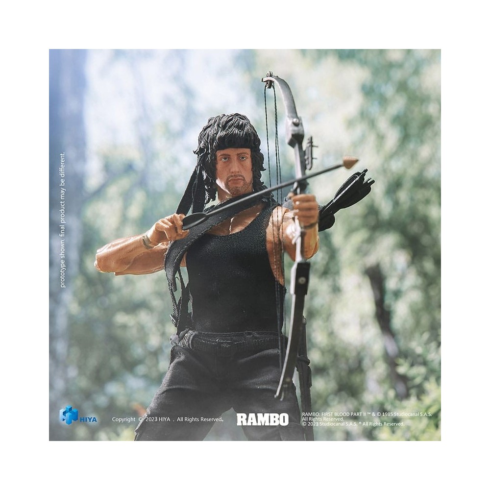 FIRST BLOOD PART II SUPER EXQUISITE JOHN RAMBO ACTION FIGURE HIYA TOYS