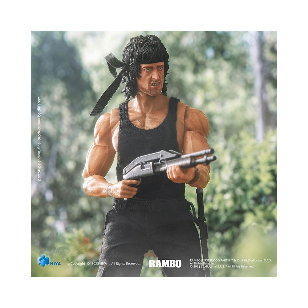 FIRST BLOOD PART II SUPER EXQUISITE JOHN RAMBO ACTION FIGURE HIYA TOYS