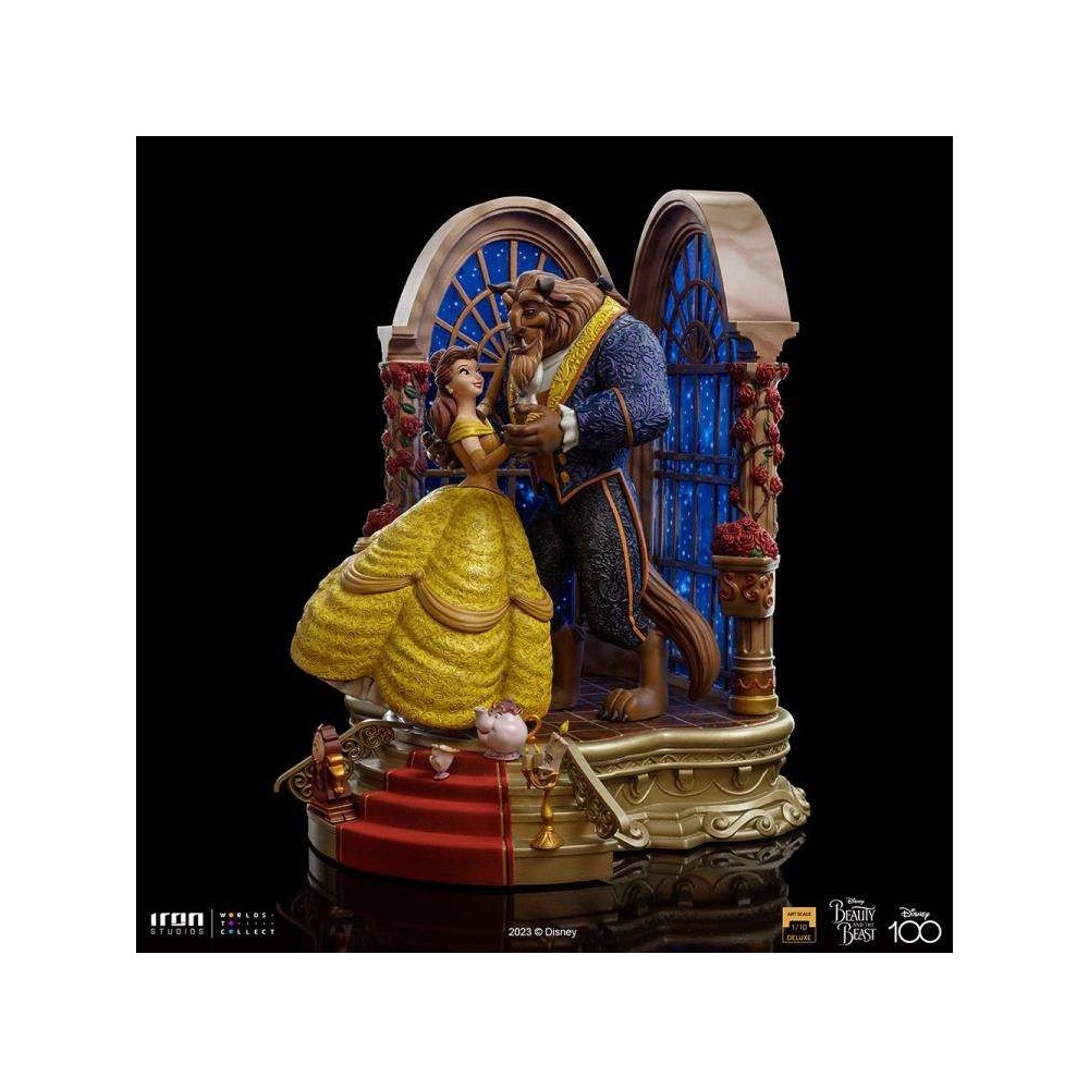 IRON STUDIOS LA BELLA E LA BESTIA BEUTY AND THE BEAST ART SCALE DELUXE 1/10 STATUE FIGURE