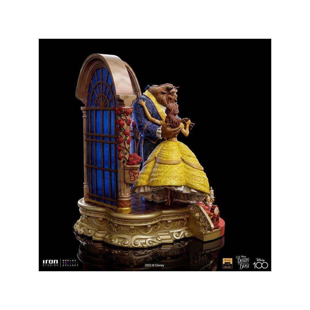 IRON STUDIOS LA BELLA E LA BESTIA BEUTY AND THE BEAST ART SCALE DELUXE 1/10 STATUE FIGURE