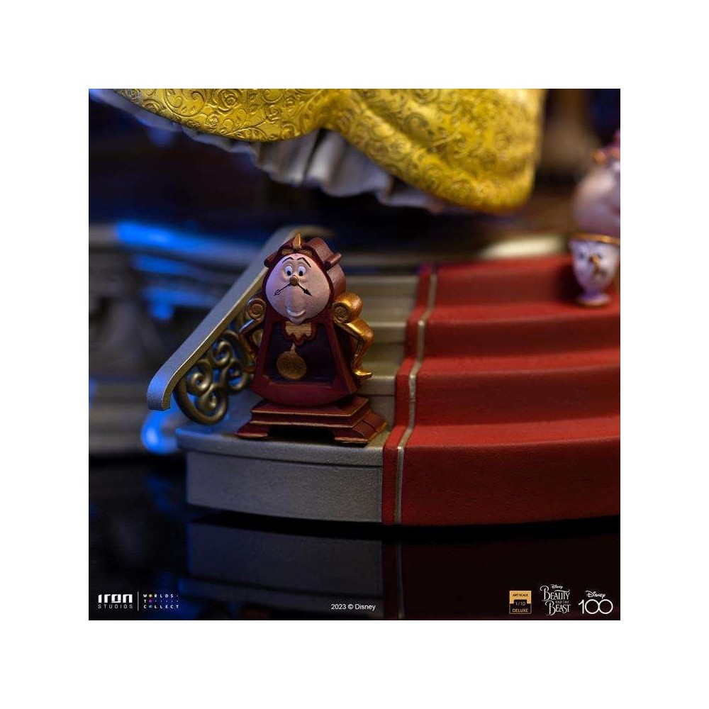 IRON STUDIOS LA BELLA E LA BESTIA BEUTY AND THE BEAST ART SCALE DELUXE 1/10 STATUE FIGURE
