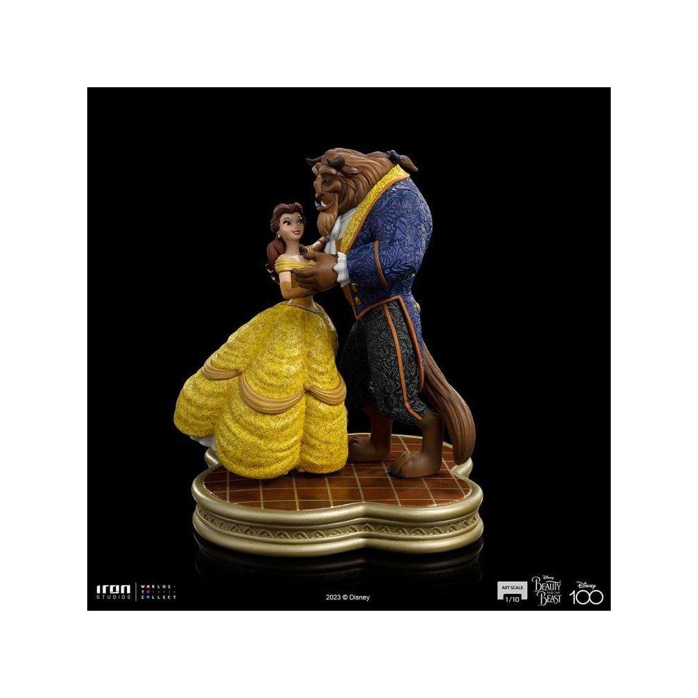 LA BELLA E LA BESTIA BELLE AND THE BEAST ART SCALE 1/10 STATUA FIGURE IRON STUDIOS