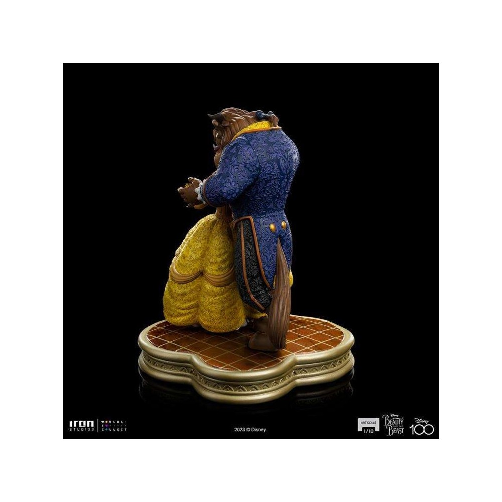 LA BELLA E LA BESTIA BELLE AND THE BEAST ART SCALE 1/10 STATUA FIGURE IRON STUDIOS