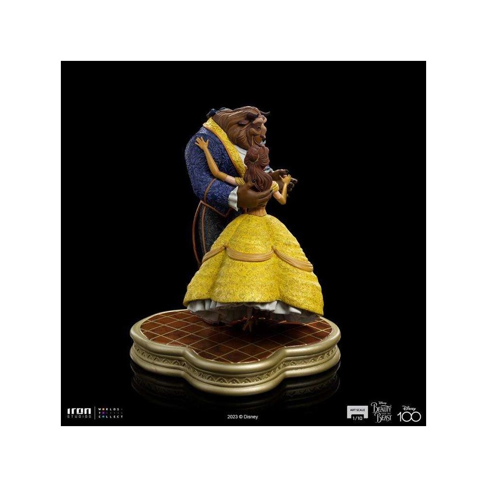 LA BELLA E LA BESTIA BELLE AND THE BEAST ART SCALE 1/10 STATUA FIGURE IRON STUDIOS