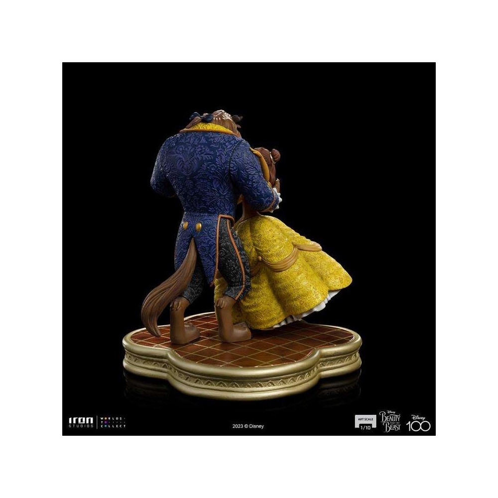 LA BELLA E LA BESTIA BELLE AND THE BEAST ART SCALE 1/10 STATUA FIGURE IRON STUDIOS