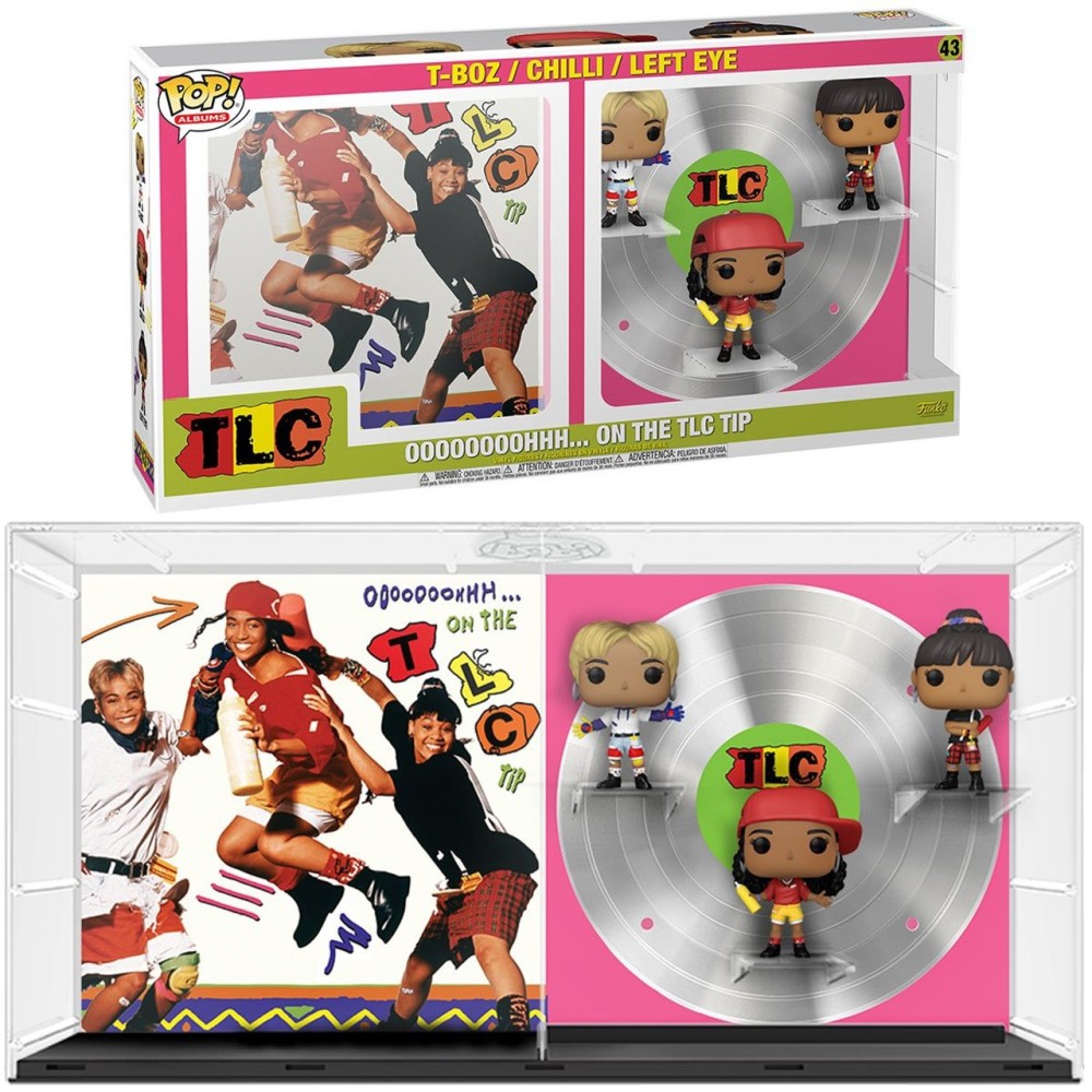 FUNKO FUNKO POP! ALBUMS TLC ON THE TLC TIP DELUXE 3-PACK BOBBLE HEAD KNOCKER FIGURE