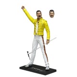 NECA QUEEN FREDDIE MERCURY YELLOW JACKET ACTION FIGURE