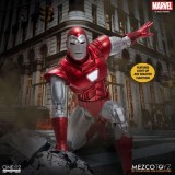 MEZCO TOYS IRON MAN SILVER CENTURION ONE:12 COLLECTIVE ACTION FIGURE