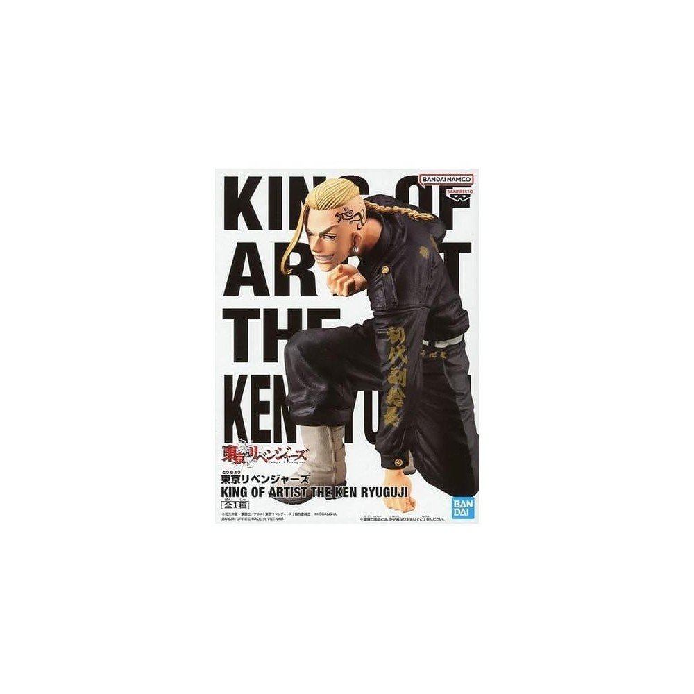 BANPRESTO TOKYO REVENGERS KEN RYUGUJI KING OF ARTIST STATUE FIGURE