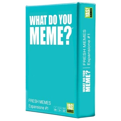 YAS! GAMES WHAT DO YOU MEME? ESPANSIONE FRESH MEME ITALIAN BOARDGAME
