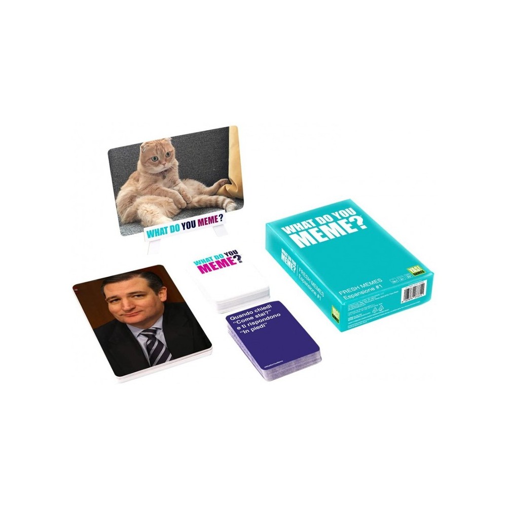 YAS! GAMES WHAT DO YOU MEME? ESPANSIONE FRESH MEME ITALIAN BOARDGAME