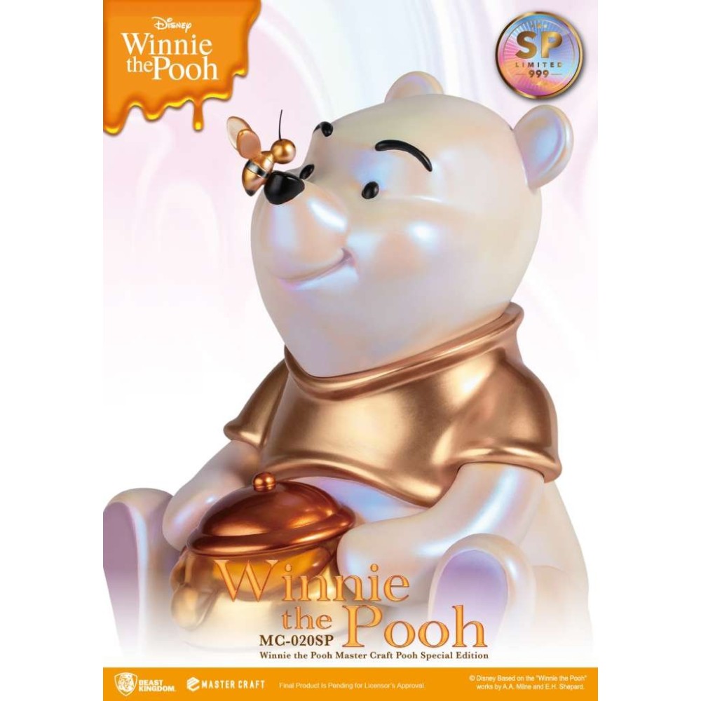 WINNIE THE POOH MASTER CRAFT POOH SPECIAL EDITION STATUA 40CM RESIN FIGURE BEAST KINGDOM