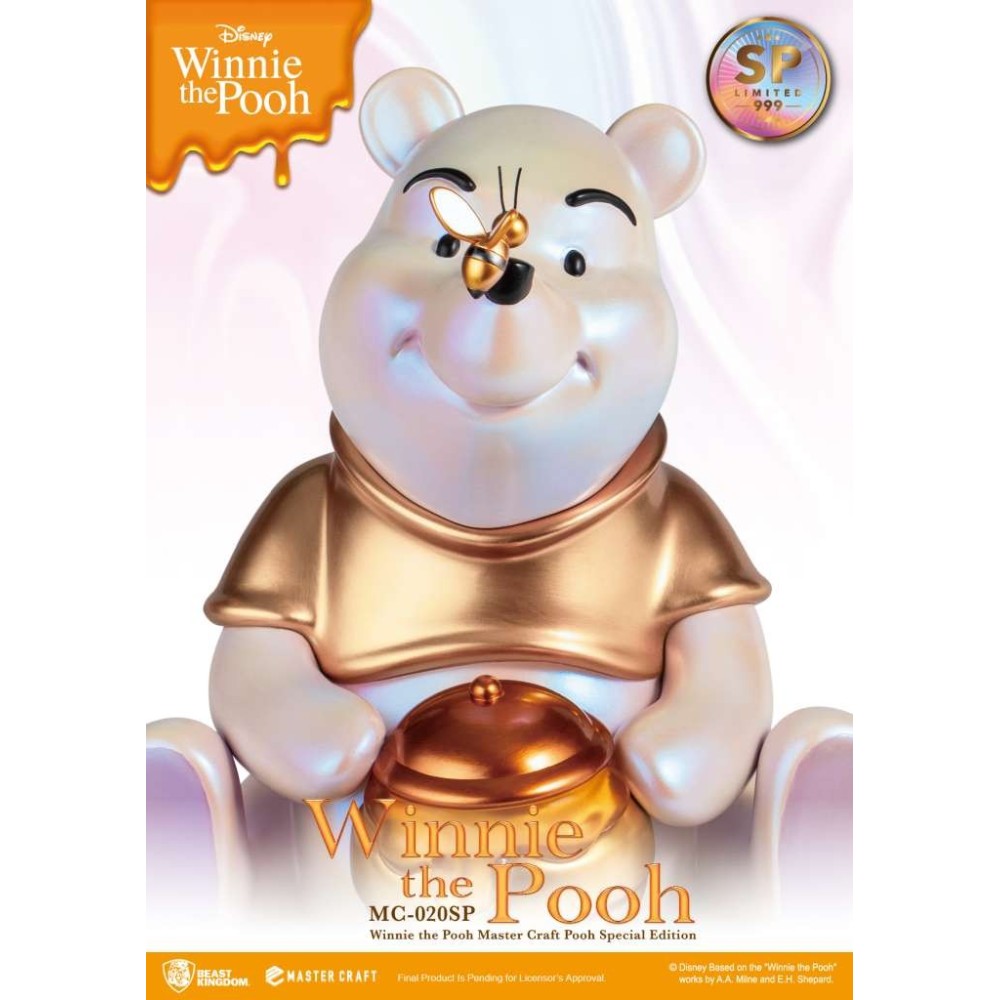 WINNIE THE POOH MASTER CRAFT POOH SPECIAL EDITION STATUA 40CM RESIN FIGURE BEAST KINGDOM