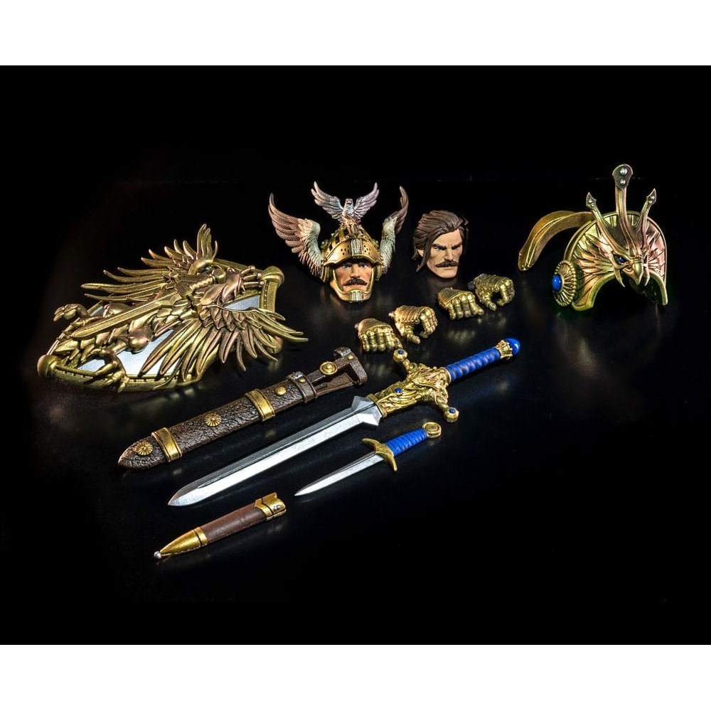 MYTHIC LEGIONS NECRONOMINUS SIR GIDEON HEAVENSBRAND ACTION FIGURE FOUR HORSEMEN TOYS