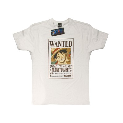 copy of T SHIRT ONE PIECE MONKEY D LUFFY WANTED